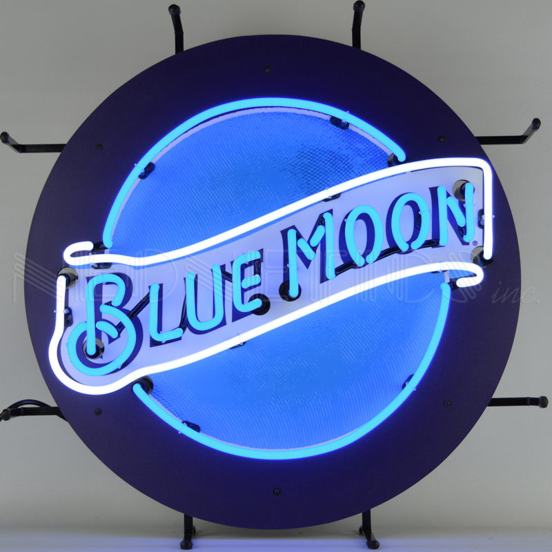 Blue Moon Neon Sign Blue Moon Neon Sign